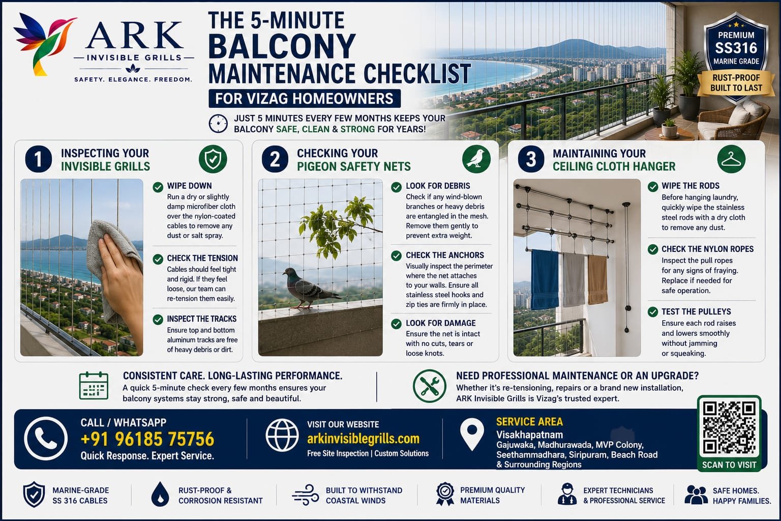 The 5-Minute Balcony Maintenance Checklist for Vizag Homeowners